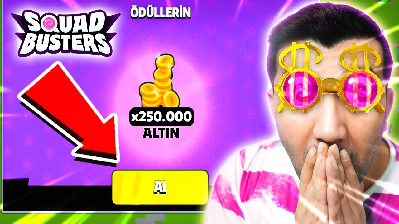ÜCRETSİZ 250.000 ALTIN QR CODE ! LİNK ! 😱 SQUAD BUSTERS