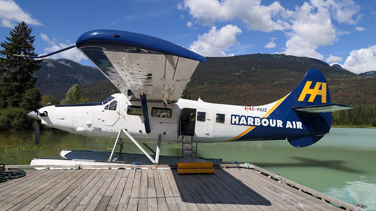 DHC-3T Turbine Otter - Harbour Air - C-FIUZ - Green Lake (Whistler) YWS Spectacular Glacier Tour
