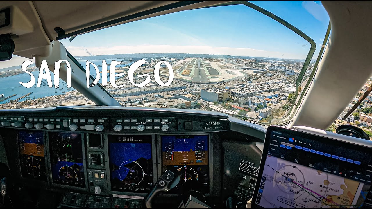4K | Pilot's View | The Famous Approach At San Diego