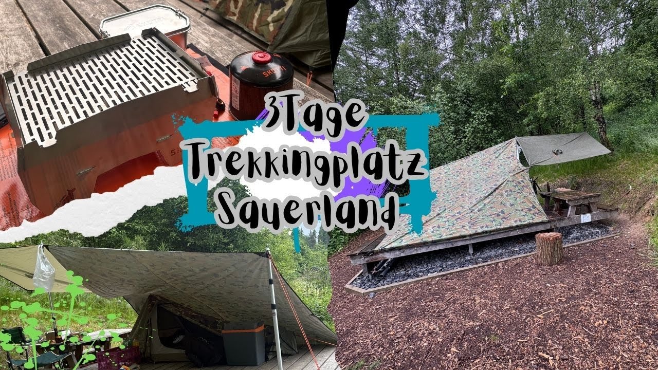 Kurz Urlaub auf dem Trekkingplatz Sauerland // #camping #natur #4k