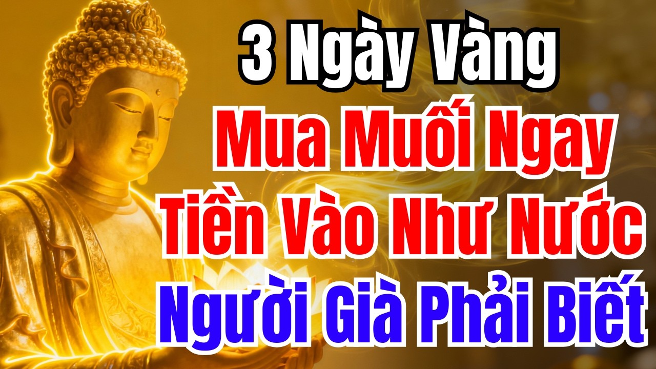 Từ Giờ Đến Tết - Cất Muối Vào 3 Ngày Này, Tiền Về Như Thác Đổ, Tài Lộc Đầy Nhà