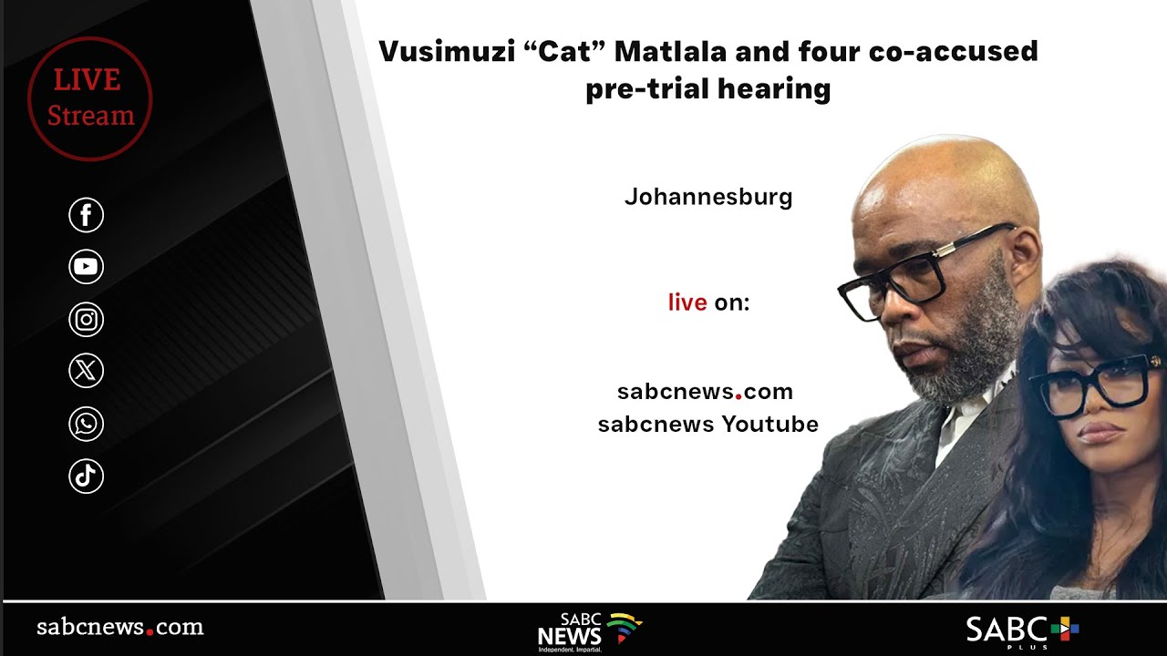 Vusimuzi “Cat” Matlala and four co-accused pre-trial hearing