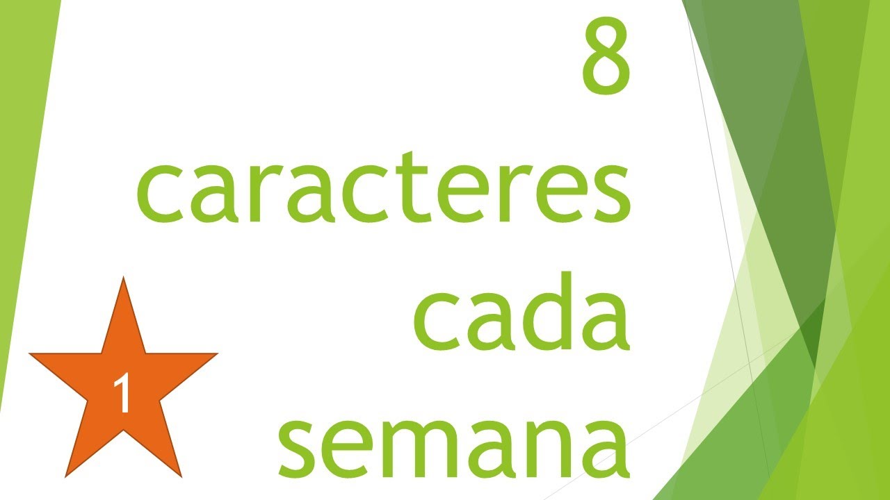 aprender caracteres chinos - semana 1 learn chinese characters 学汉字