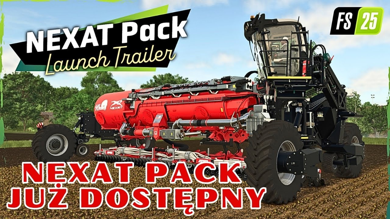 Premiera NEXAT Pack do Farming Simulator 25 oraz aktualizacja Farming Simulator VR