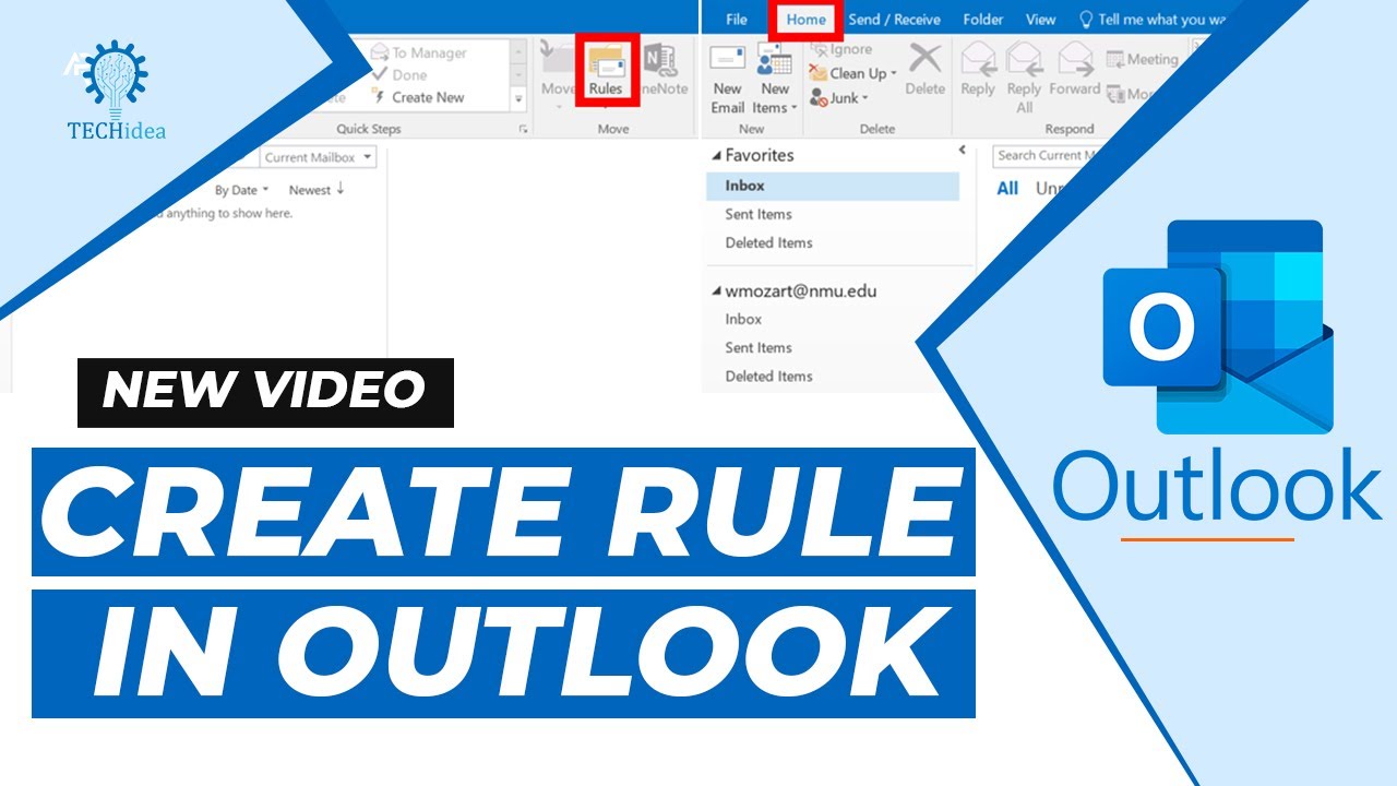 How to Create rule in outlook? Outlook Tutorial 2025 [New Method]