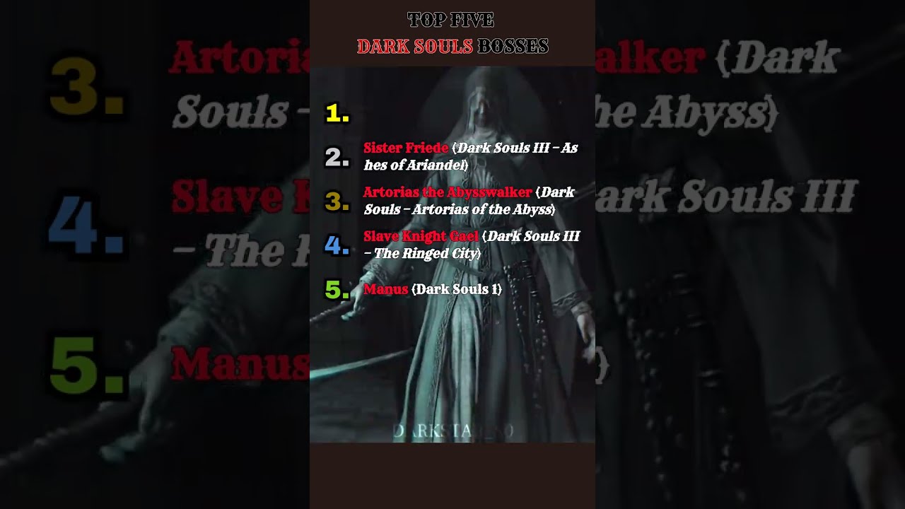 💪 Пять самых сложных боссов в истории Dark Souls 