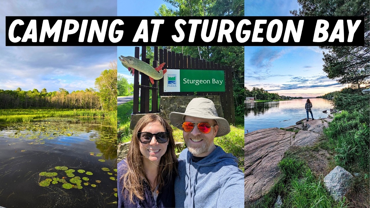 Кемпинг в провинциальном парке STURGEON BAY | Обзор и экскурсия по кемпингу Ontario Parks
