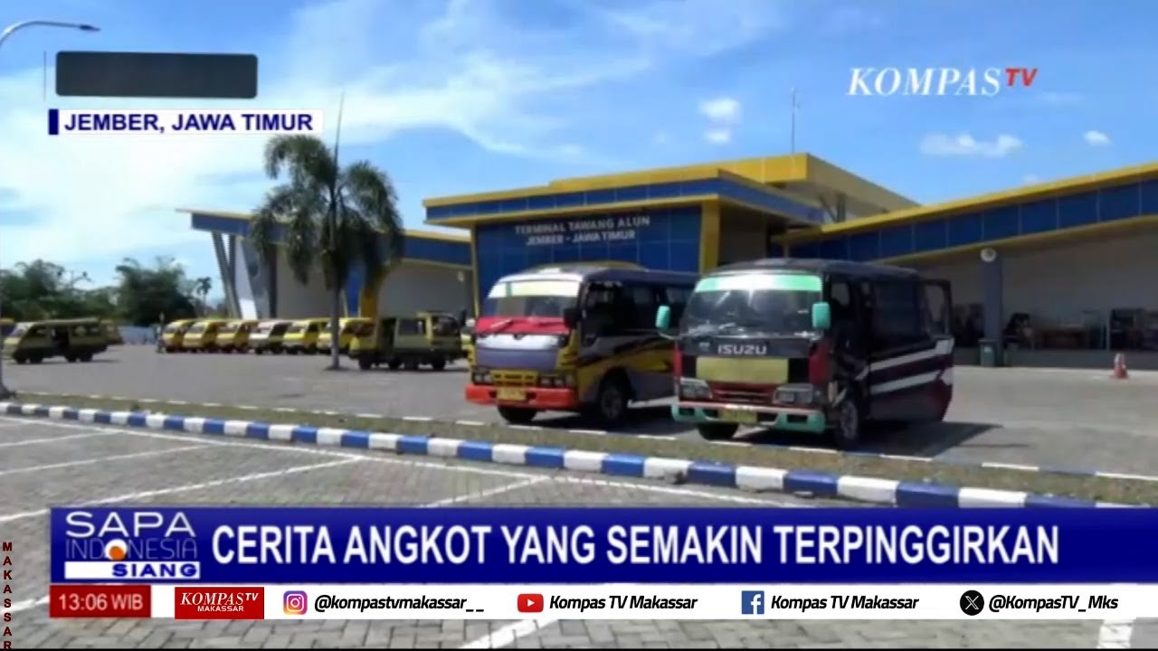 Karena Beragamnya Angkutan Umum Di Indonesia, Supir Angkot Menjadi Semakin Terpinggirkan Di Jember