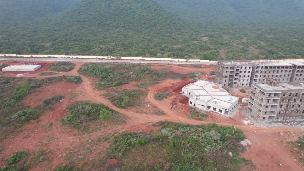 IIPE Visakhapatnam Permanent Campus View With Drone 01-01-2025