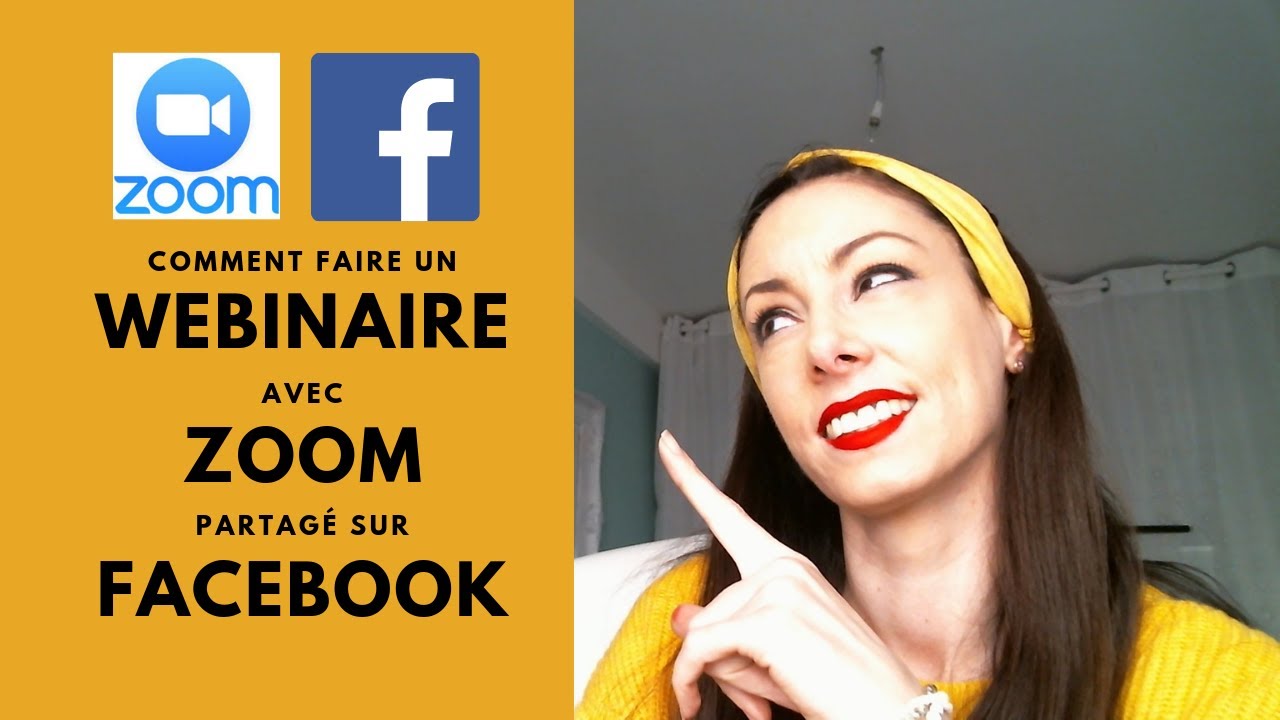 Comment faire un webinaire avec ZOOM et son partage sur FACEBOOK