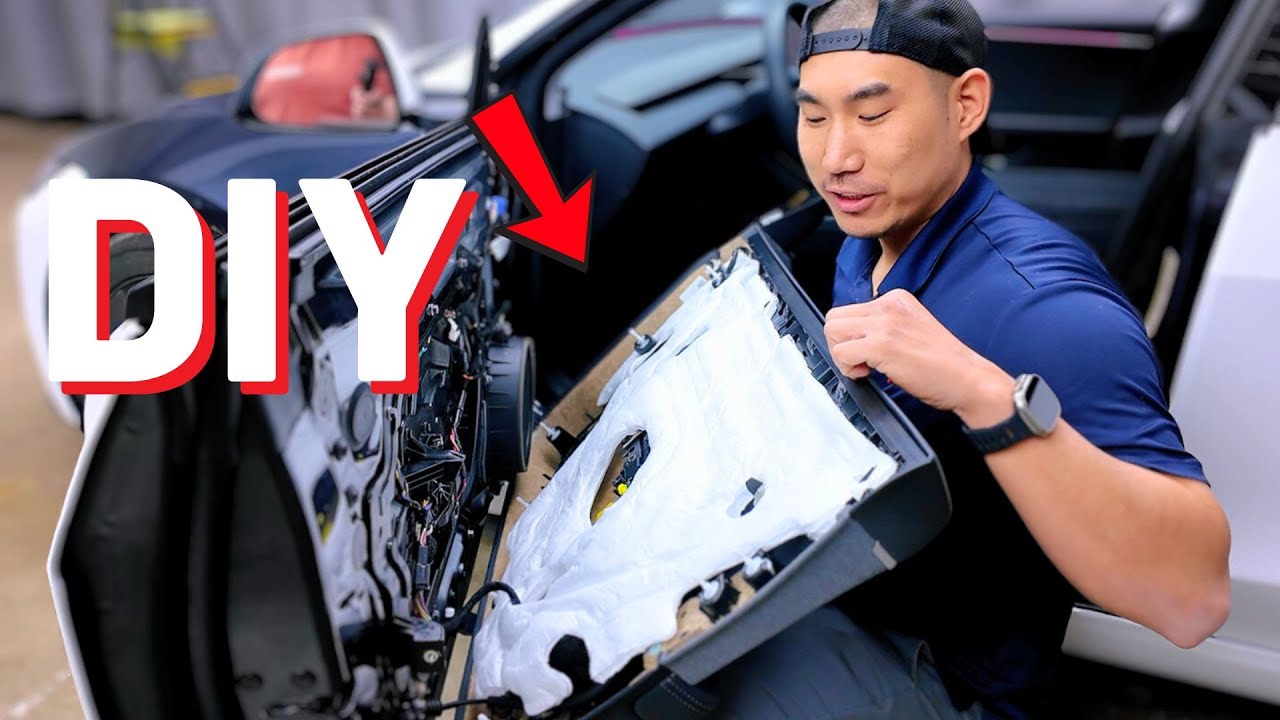 Step By Step Door Panel Removal on Model 3 Highland 2024/2025