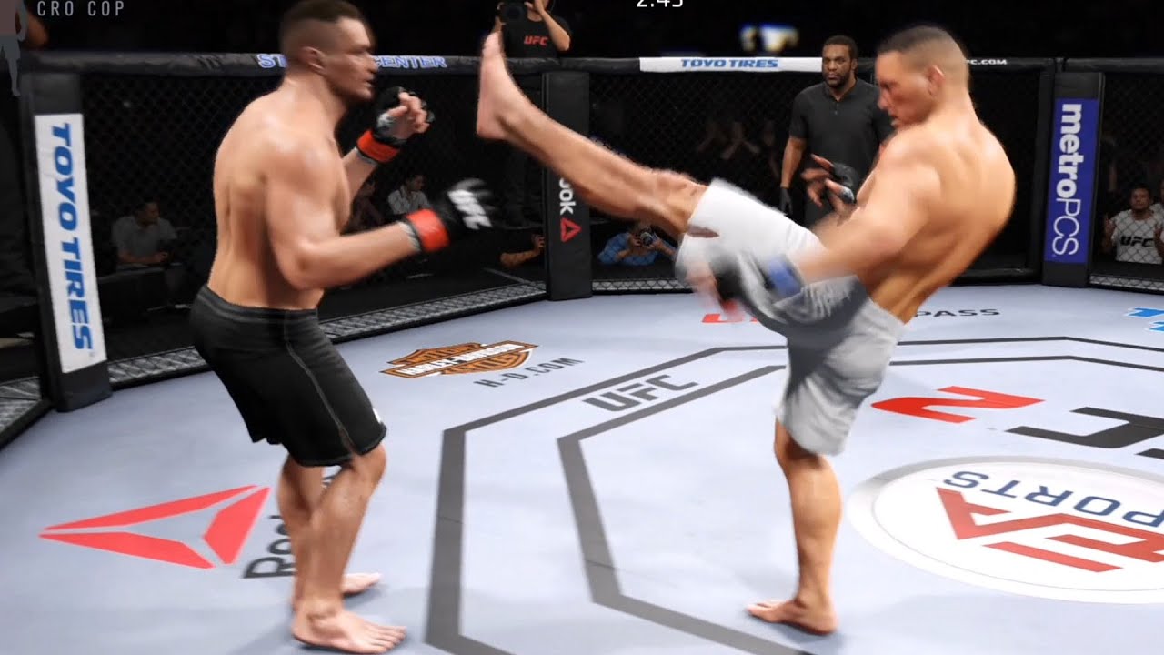 EA Sports UFC 2 - Mirko Cro Cop vs Pat Barry | Gameplay (HD) [1080p60FPS]