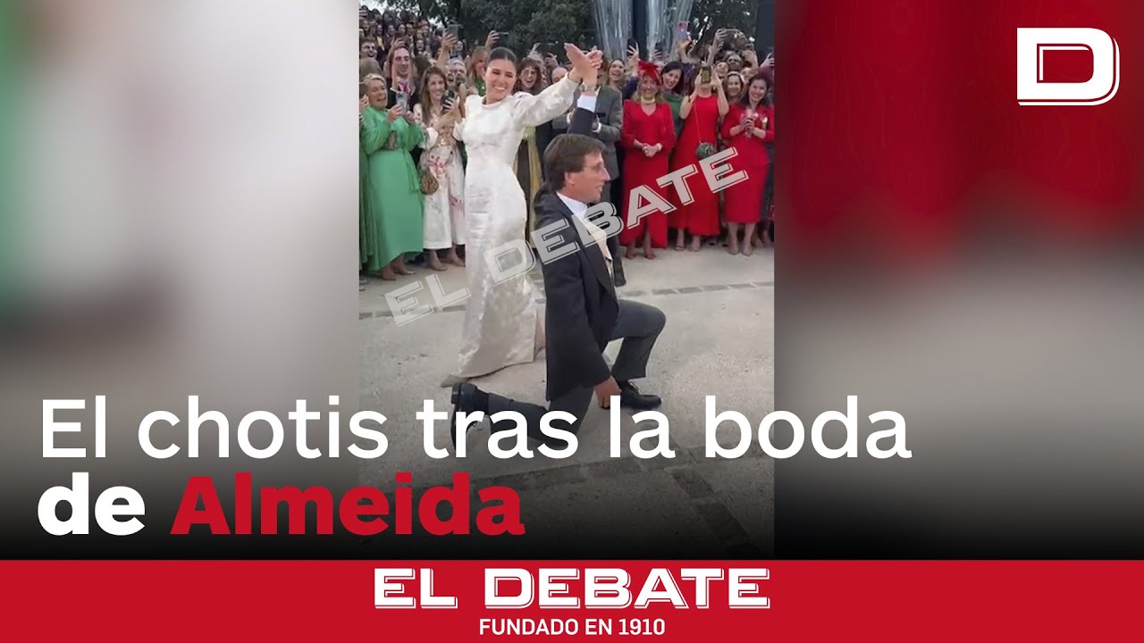El chotis que bailó Almeida durante el brindis tras su boda con Teresa Urquijo