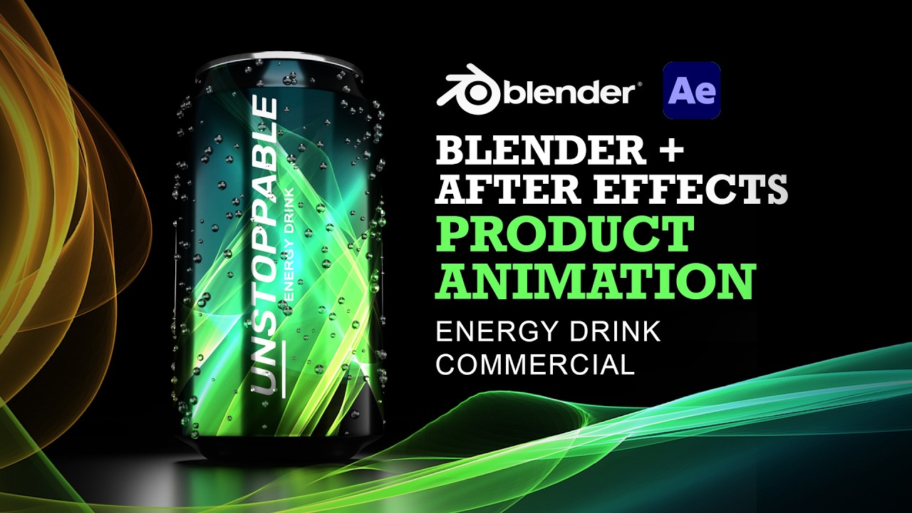 Epic Energy Drink Commercial | Blender + After Effects