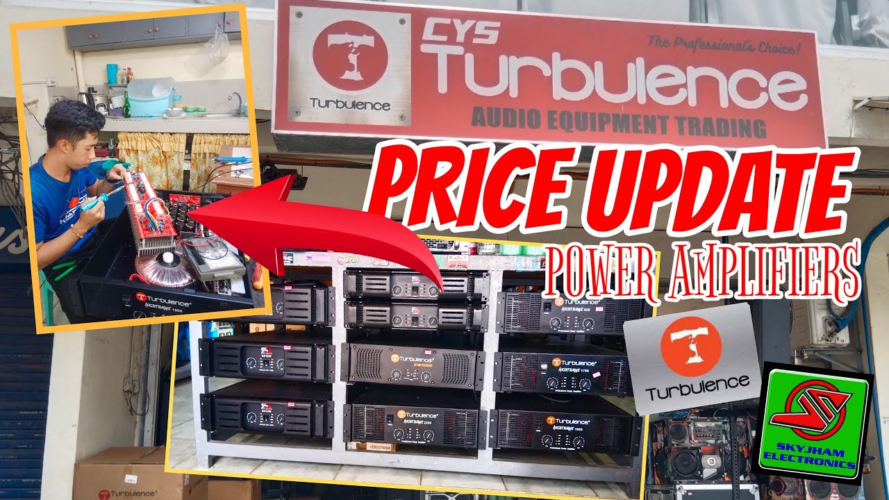 TURBULENCE POWER AMPLIFIERS PRICE UPDATES MAY 2024 | ILOILO SOUNDS ADIK