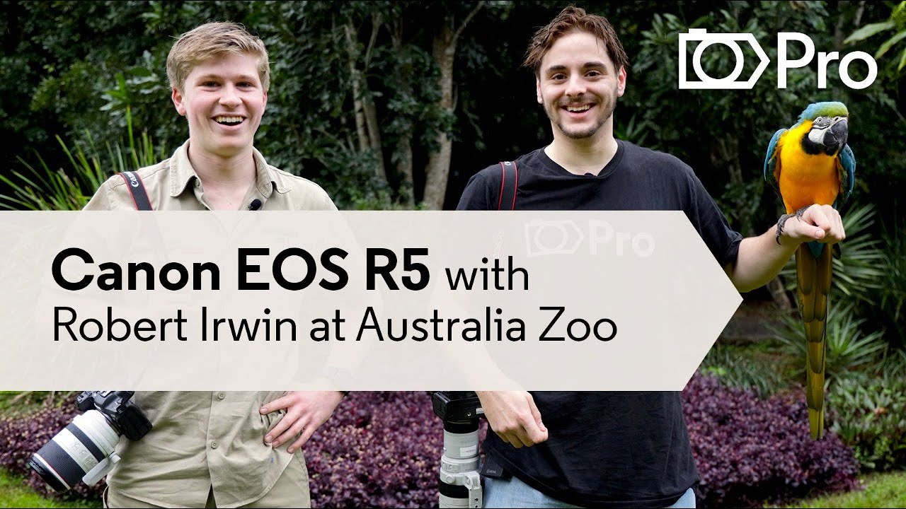 Robert Irwin tests the Canon EOS R5 at Australia Zoo! | CameraPro Australia