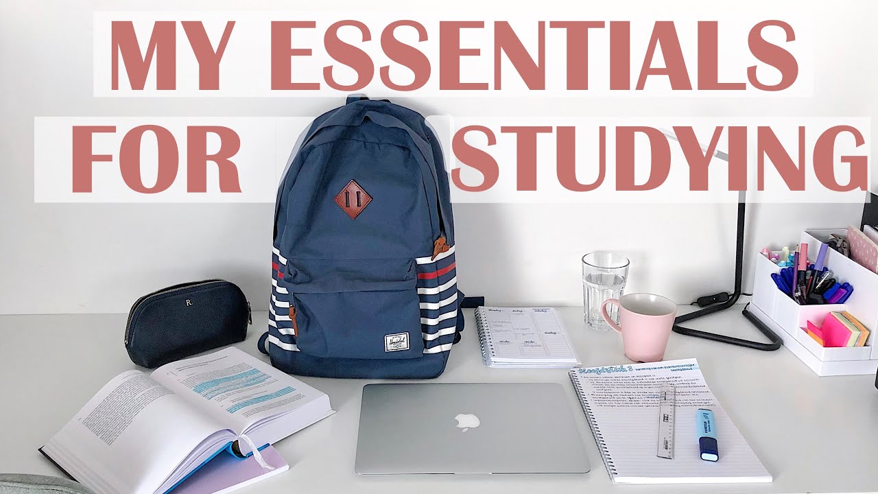 I CAN'T STUDY WITHOUT THESE ESSENTIALS - MY STUDY ESSENTIALS
