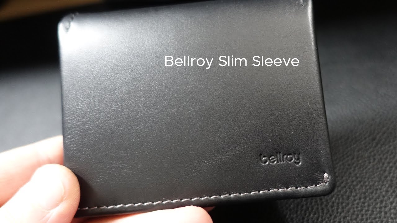 Bellroy Slim Sleeve - The perfect wallet for the minimalist