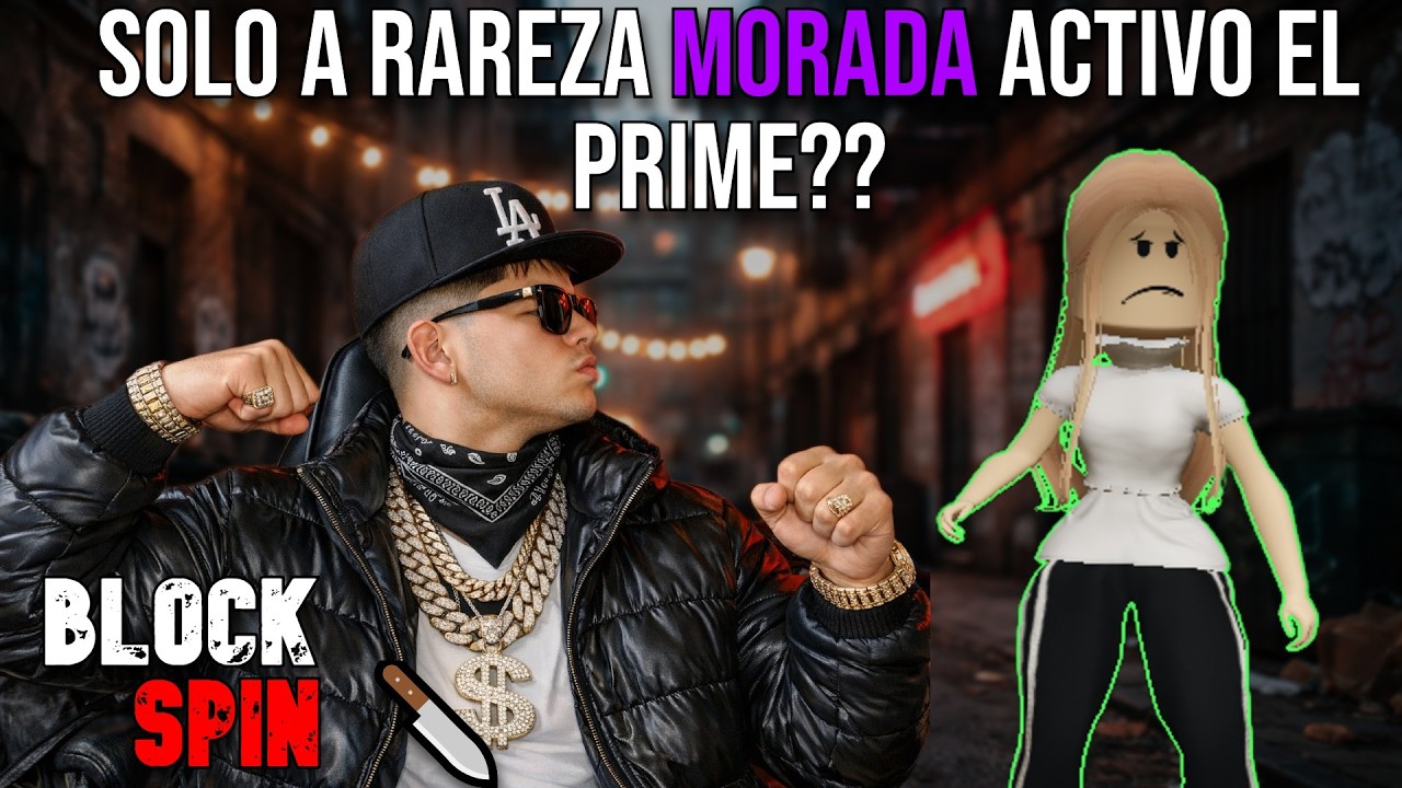 JUGUE CON RAREZA MORADA Y ACTIVE EL PRIME?? /doble escopeta blockspin roblox