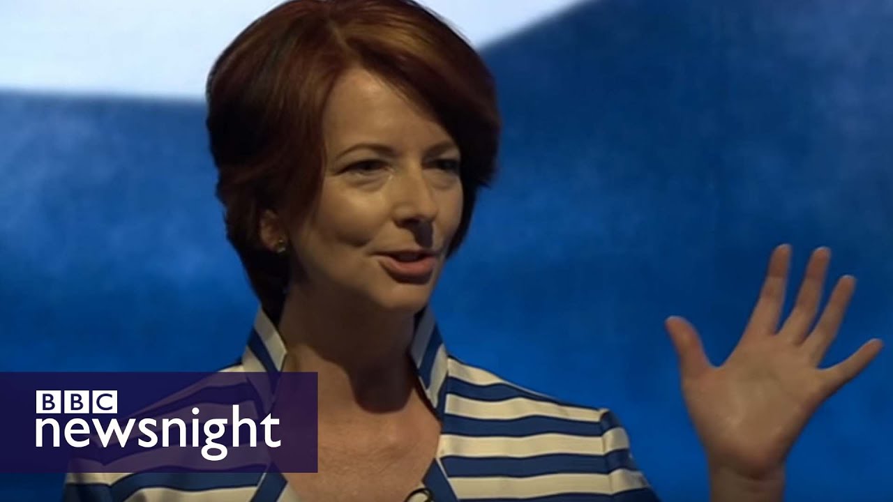 Julia Gillard former Australian Prime Minister on misogyny in politics - BBC Newsnight