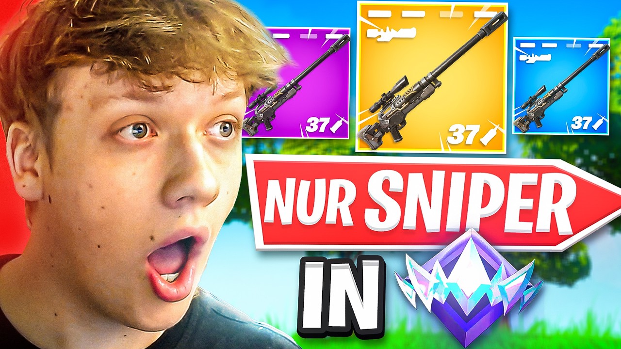 DIE NEUE ONLY *SNIPER* CHALLENGE IN UNREAL RANKED! 🎯🔥 (SEHR SCHWER)