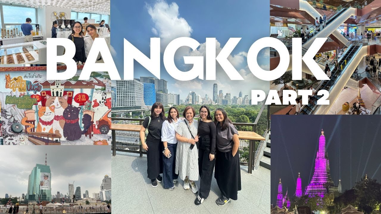 BANGKOK Pt 2 | Dusit Central Park, % Arabica, Talat Noi, Song Wat, ICONSIAM, dinner cruise & more