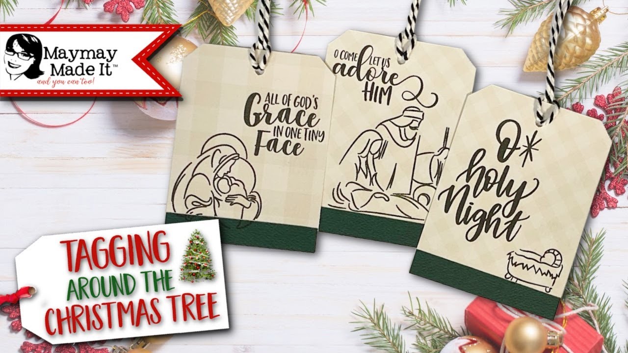 One Sheet Christmas Tags!