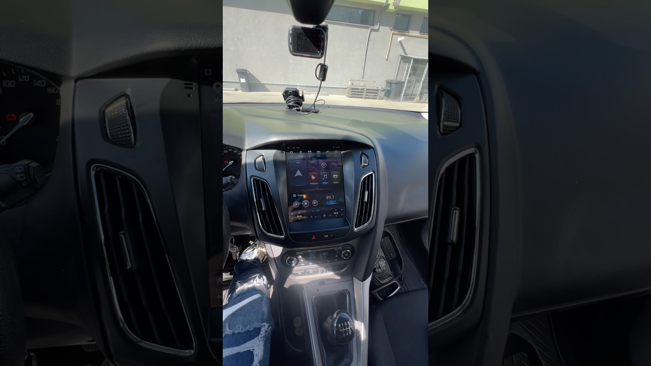 Install android tesla radio Ford focus MK3 4GB RAM 64GB carplay android auto, reverse camera