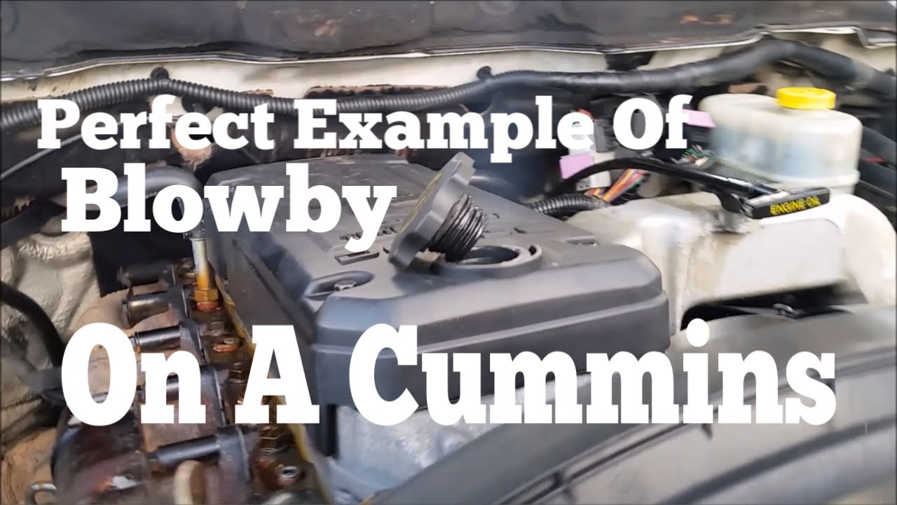 Идеальный пример прорыва газов в системе Common Rail Cummins