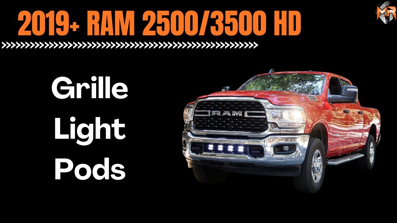 2019-2024 RAM 2500/3500 HD Grille Light Pods Install |  M&R Automotive