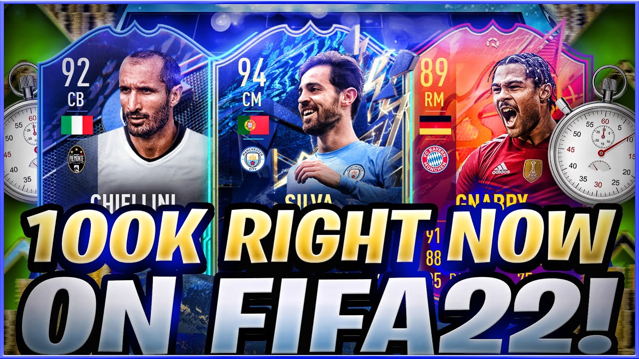 HOW TO MAKE 100K COINS NOW ON FIFA 22 EASIEST WAY TO MAKE COINS ON FIFA 22 BEST TRADING METHODS!