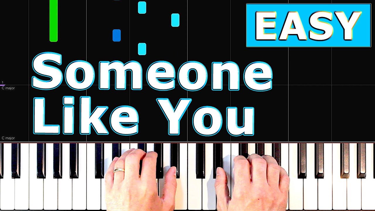 Adele - Someone Like You - Piano Tutorial EASY