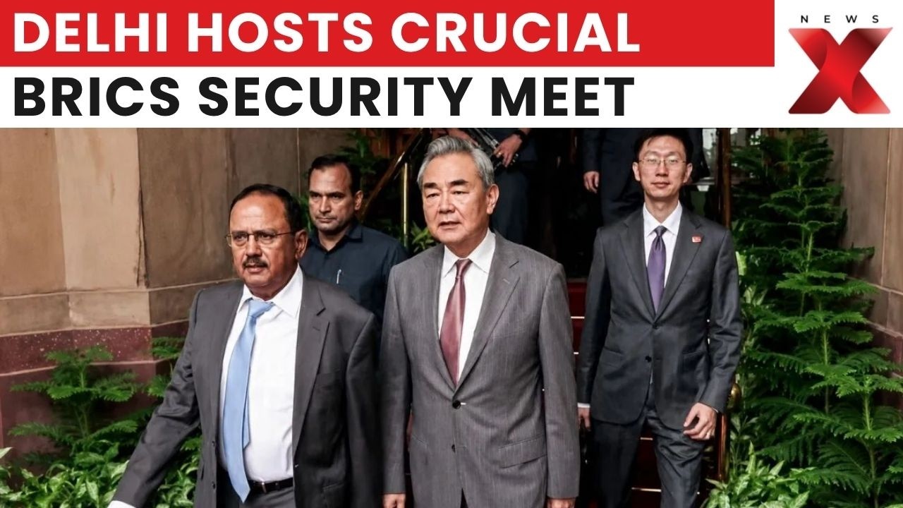 BRICS NSA Meet Begins in Delhi, Iran Delegate Arrives for Key Security Discussions | NewsX