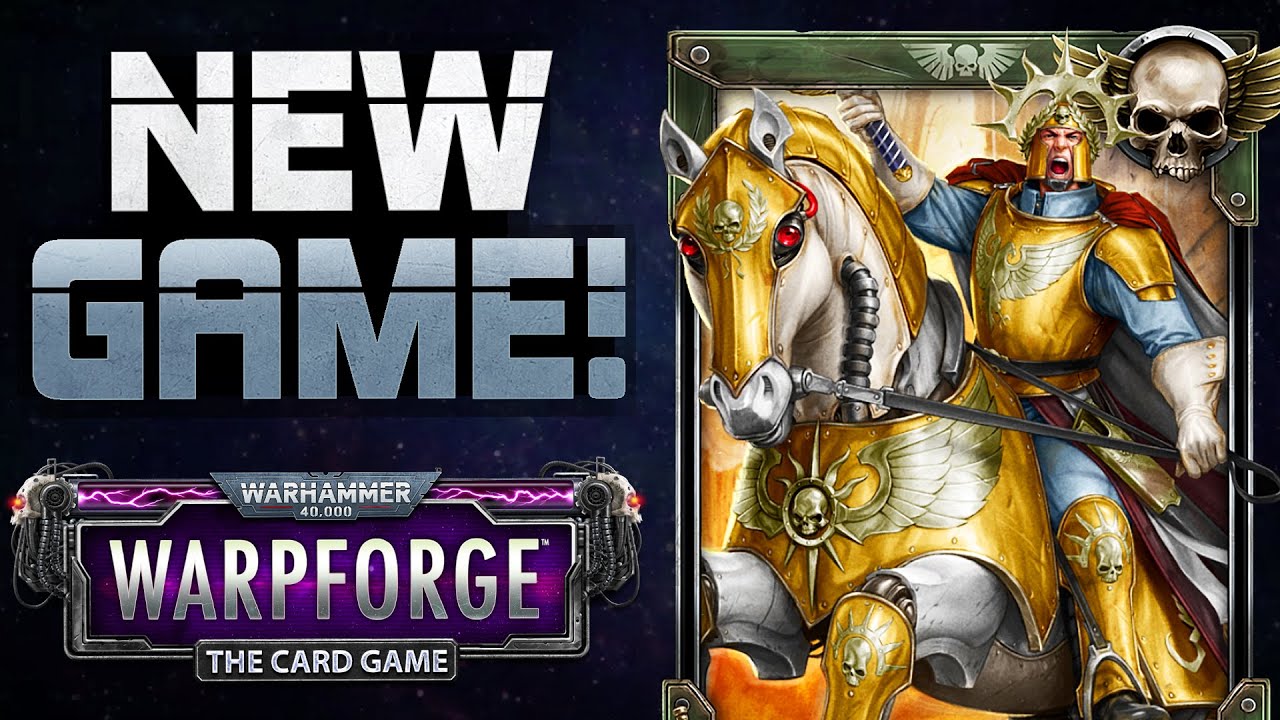 Warhammer 40,000: Warpforge has launched! This is a cool card game.