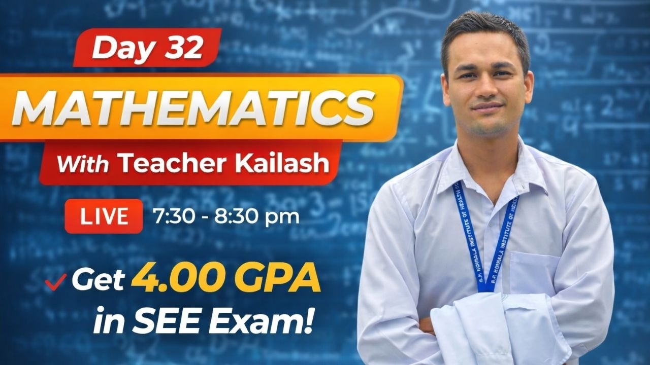 Day-32 | Get 4.00 GPA in SEE with EasyMy Learning | Maths