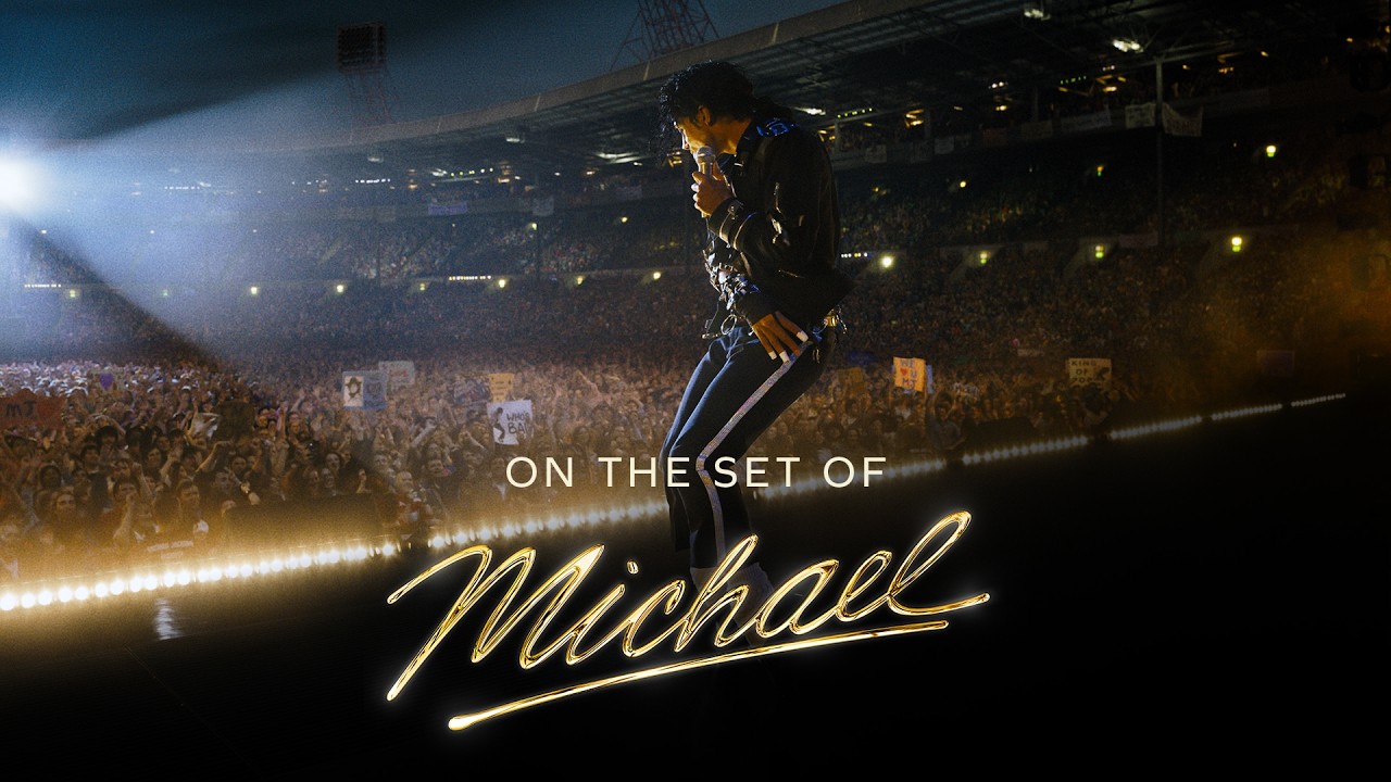 Michael (2026) On the Set of Michael - Jaafar Jackson, Antoine Fuqua, Graham King
