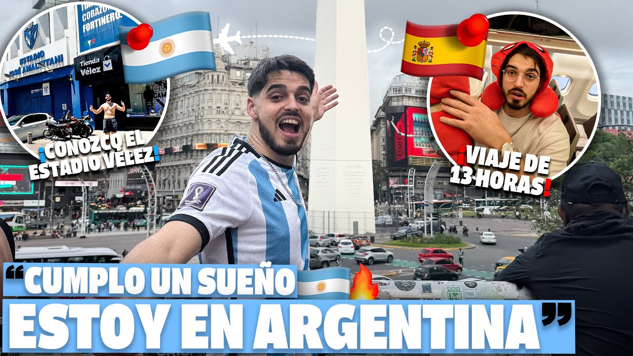 CRUCÉ EL CHARCO Y LLEGUÉ A ARGENTINA MI PRIMER VLOG EN BUENOS AIRES