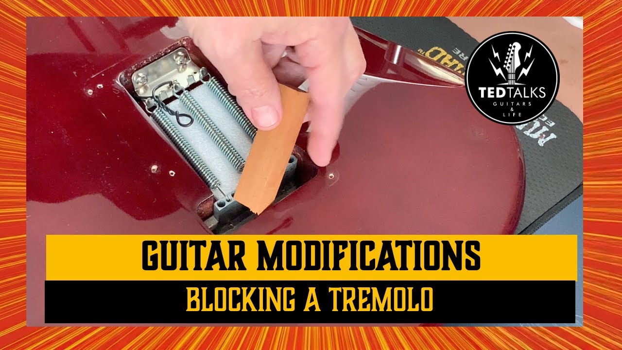 Модификации гитары: блокировка тремоло на Stratocaster