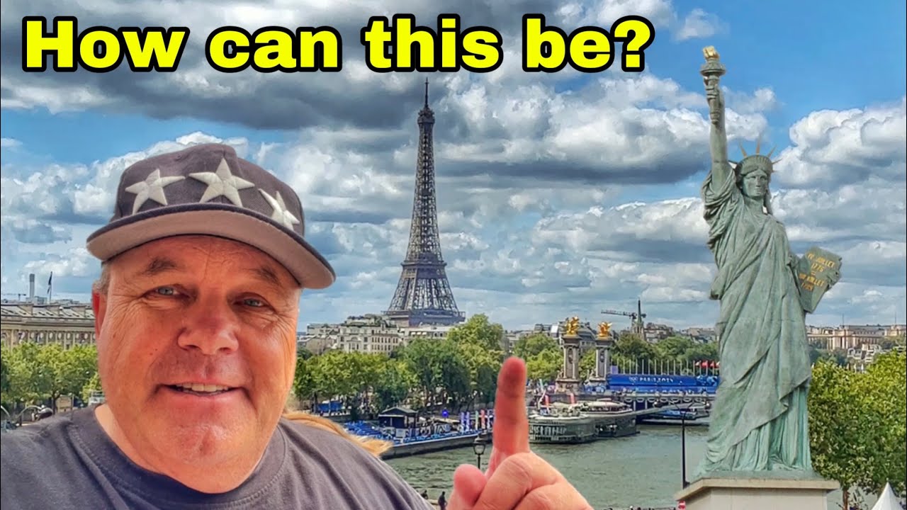 Statue of Liberty in Paris France 2024 Olympics
