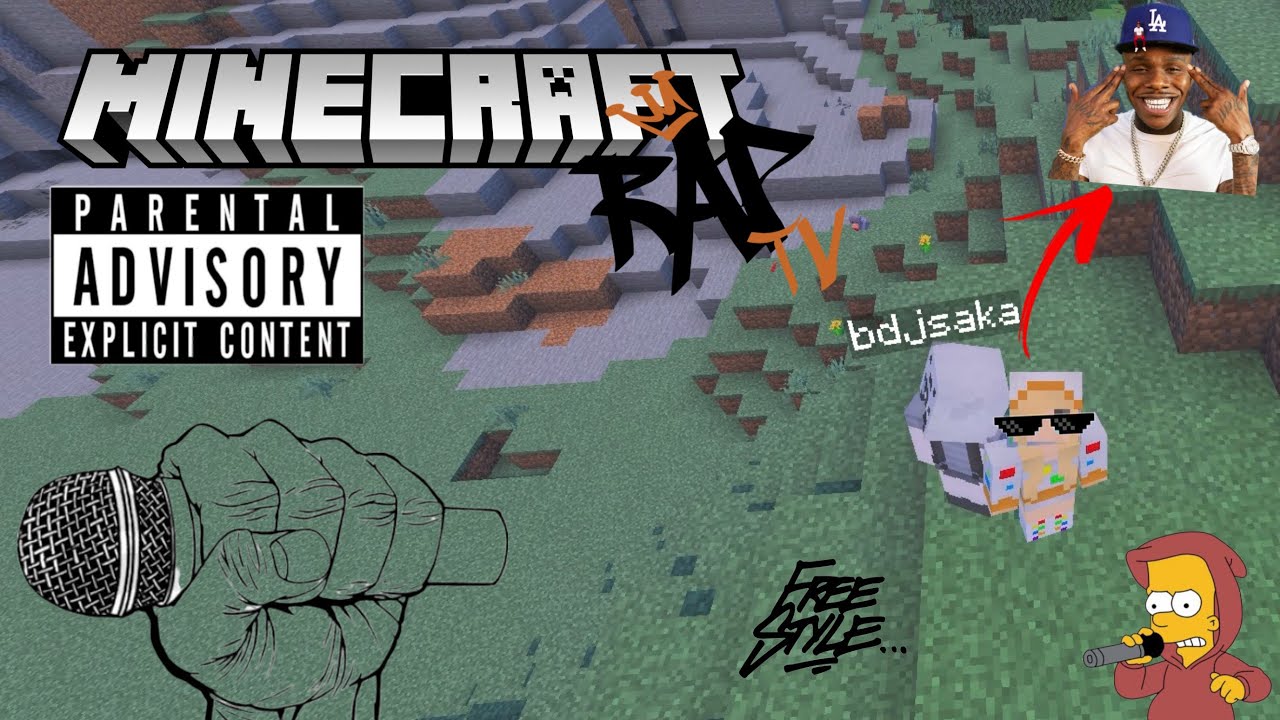 EPIC minecraft rap battle || first survival world ||