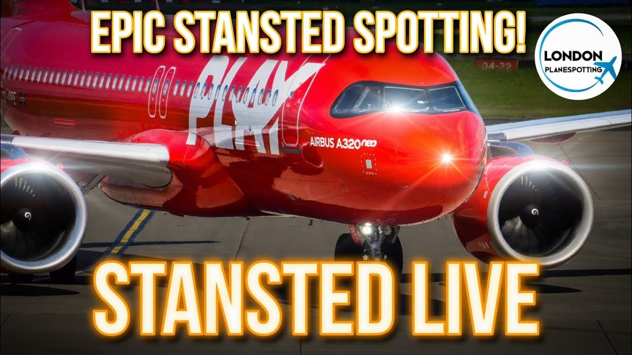 🔴#LIVE Stansted Airport | Plane Watch | #LiveStream | Sat 25th July 2026 | Waving Pilots