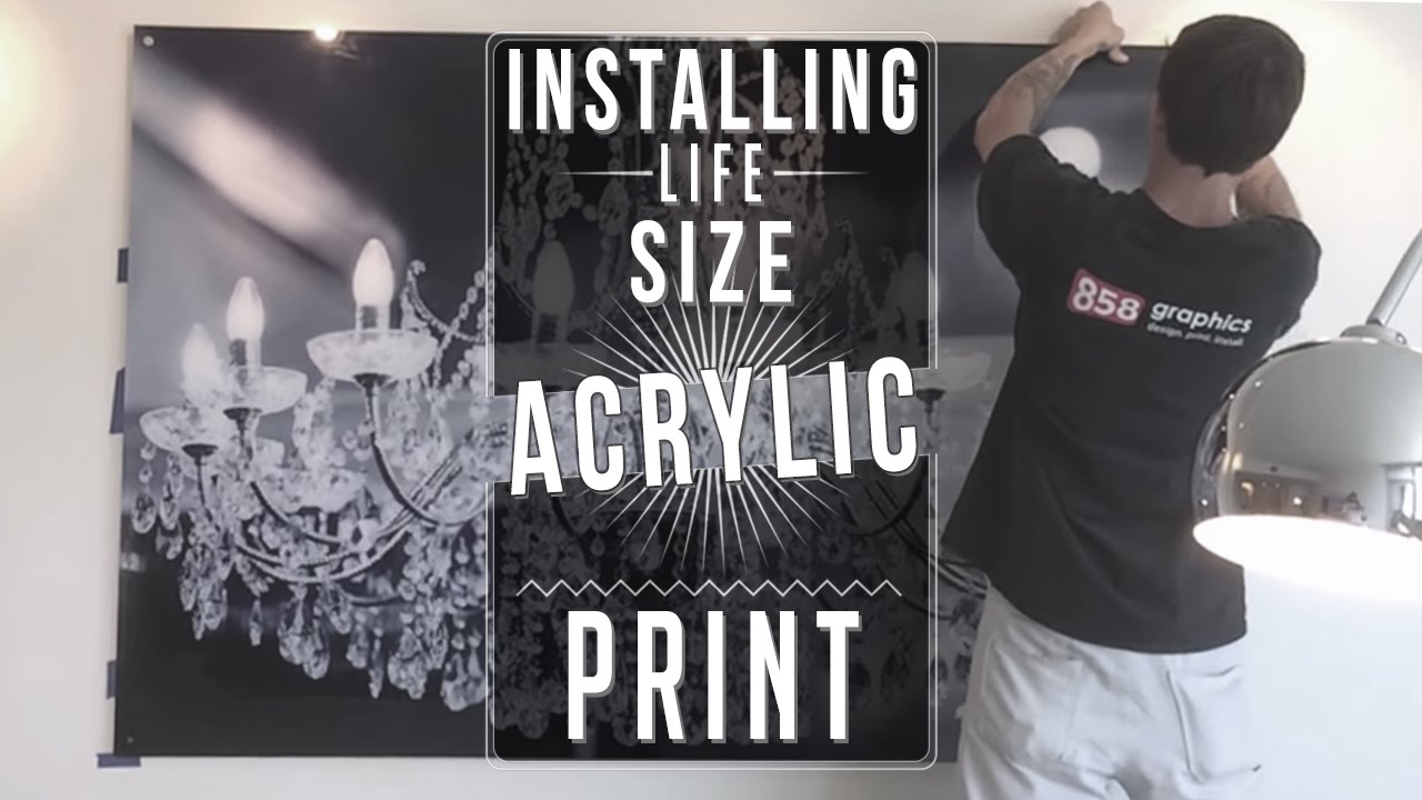 Fine Art Acrylic Photo Printing & Stud Mounting Installation (Updated 2015)