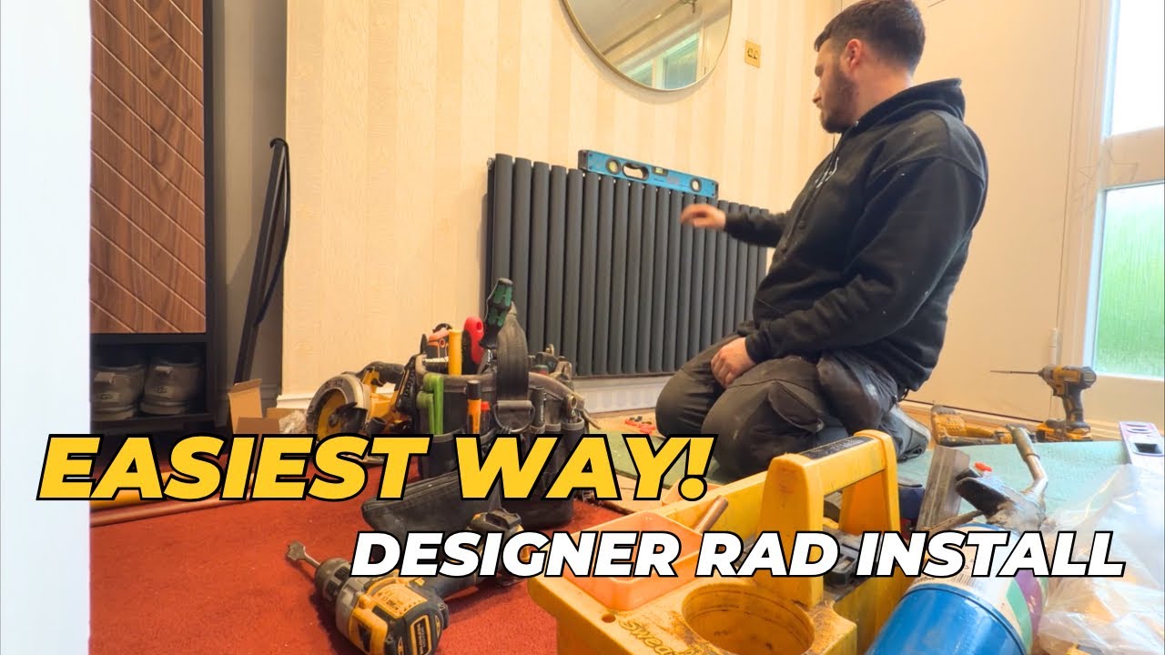 Лучший и самый простой способ установить дизайнерский радиатор 🔧🔥