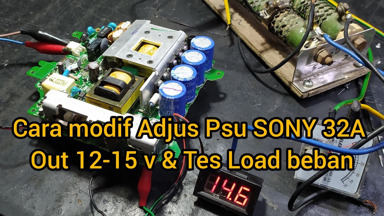 CARA ADJUS PSU SONY 32 A