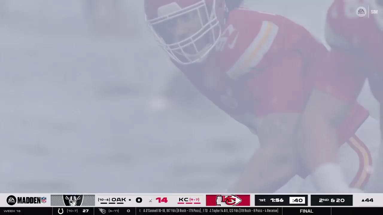Madden NFL 26 Franchise MoDe Oakland Raider Year 3 week 17