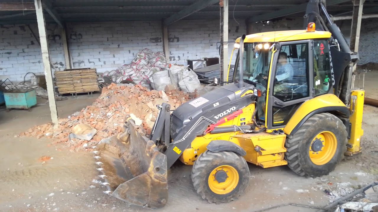 Volvo bl71b погрузка.
