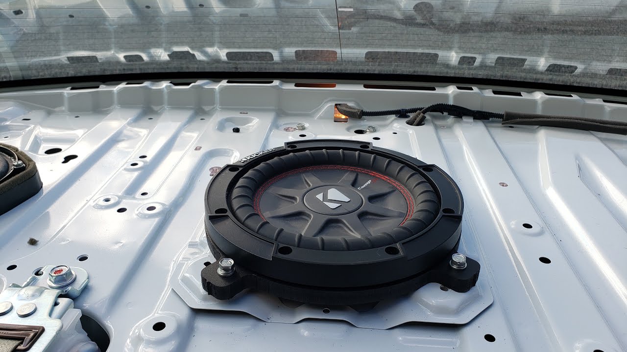 How To Install A Kicker CompRT Subwoofer Speaker in Rear Deck of 08-22 Honda Accord