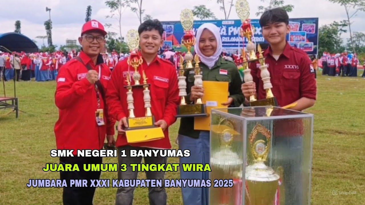 Juara Umum 3 Jumbara PMR Wira Ke-31 Kabupaten Banyumas 2025   