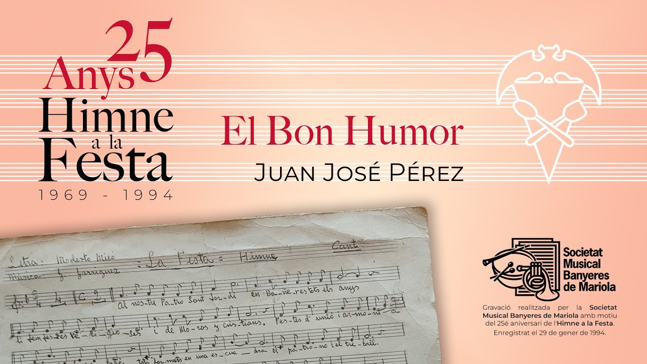 El Bon Humor, pasdoble de Juan José Pérez | Societat Musical Banyeres de Mariola