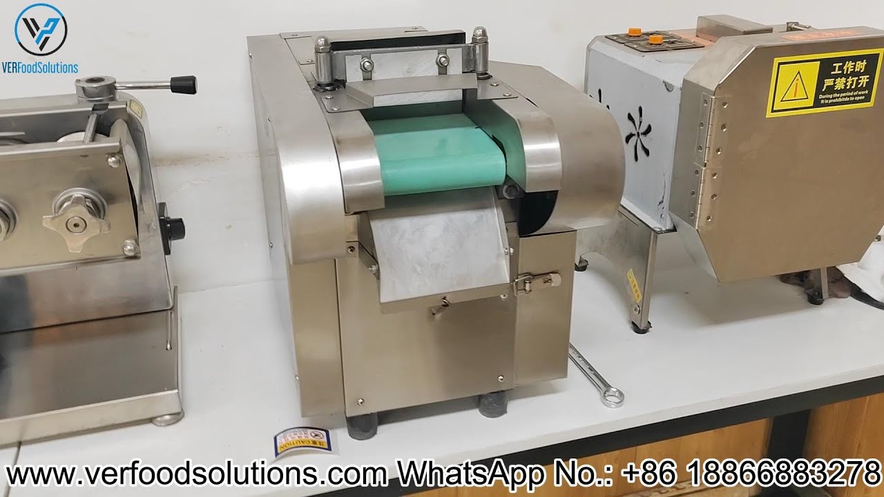 VERFOODSOLUTIONS Mini Leafy Vegetable Cutting Machine Ready To Delivery for the USA Customer